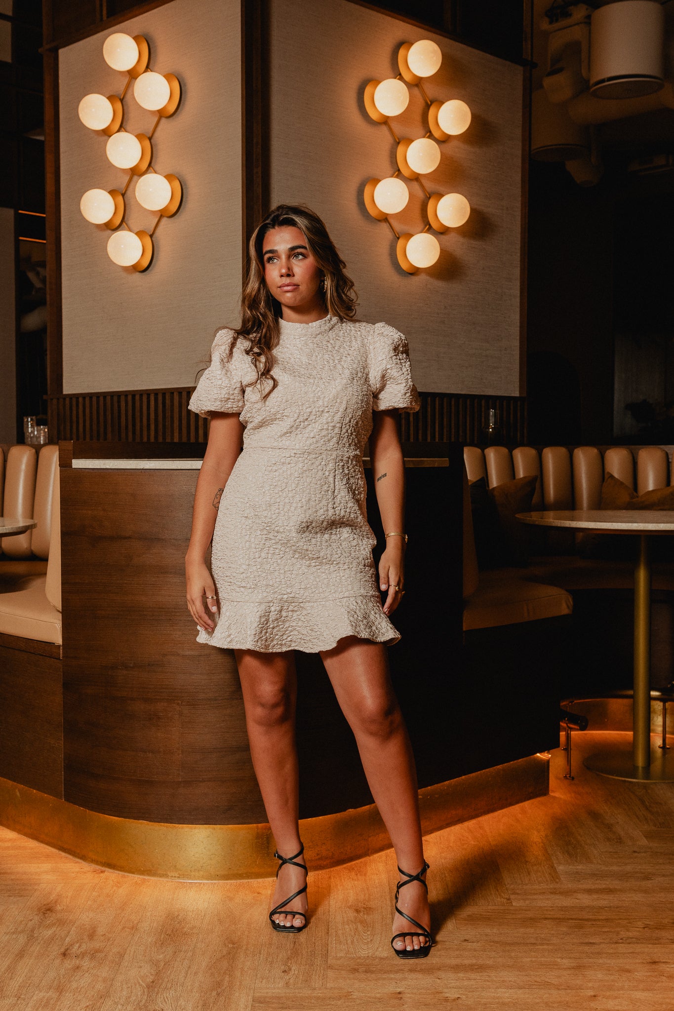 VMMERLE Short Dress - Pumice Stone